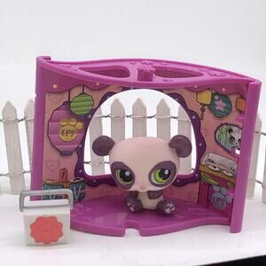 Littlest Pet Shop LPS 2007 Panda Bear Pet Nook #353